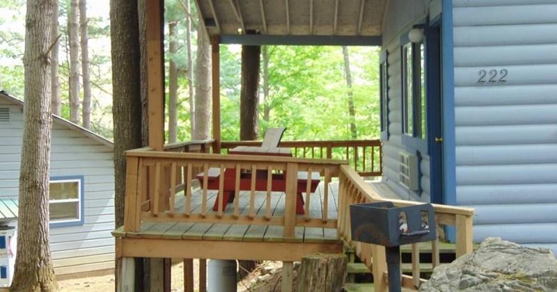 Depe Dene Resort Lake George Bagian luar foto