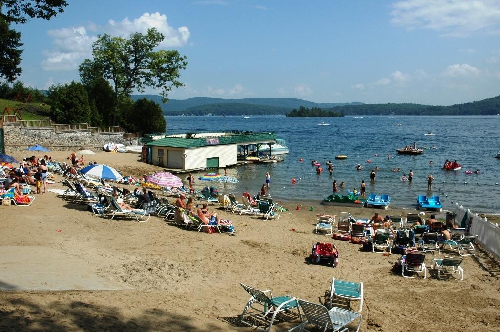 Depe Dene Resort Lake George Bagian luar foto